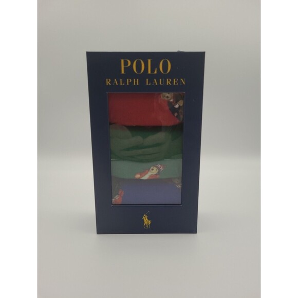Polo Ralph Lauren Mens Size X-Large Polo Bear Multicolor Boxer Briefs 3-Pack New - Picture 1 of 5